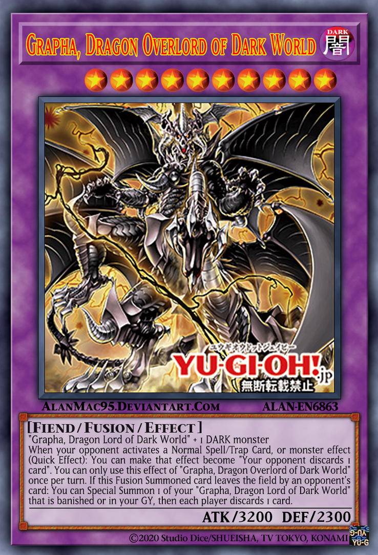 Grapha, Dragon Overlord of Dark World by AlanMac95 on DeviantArt