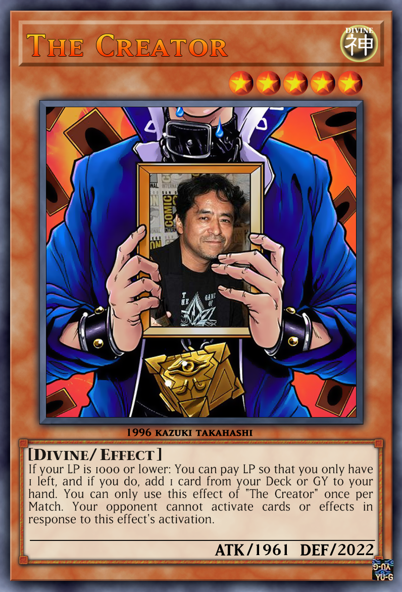1996 kazuki takahashi yugioh cards In honor of Takahashi, what's your favorite card art from Yu-Gi-Oh? Mine has always been Dark Paladin. This variant in particular. It was love at first sight since high school Can you spot your favorite