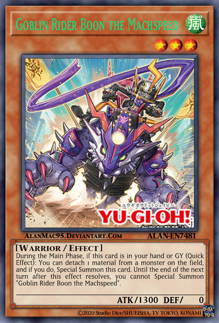 Goblin Rider Magic Goblin Rider Boon the Machspeed by AlanMac95 on DeviantArt