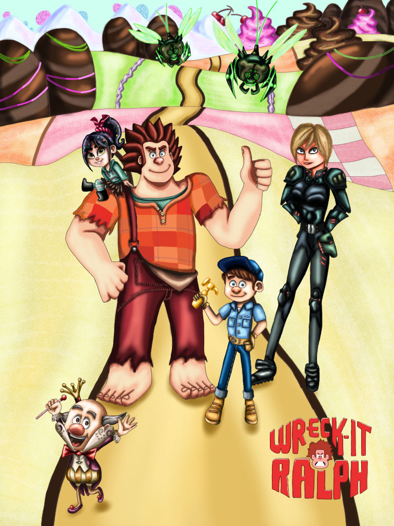 Wreth It Ralph Ralph Wreck-It Ralph Poster by WhiteMageOfTermina on DeviantArt