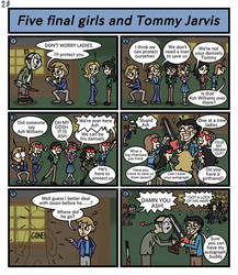 Five final girls and Tommy Jarvis