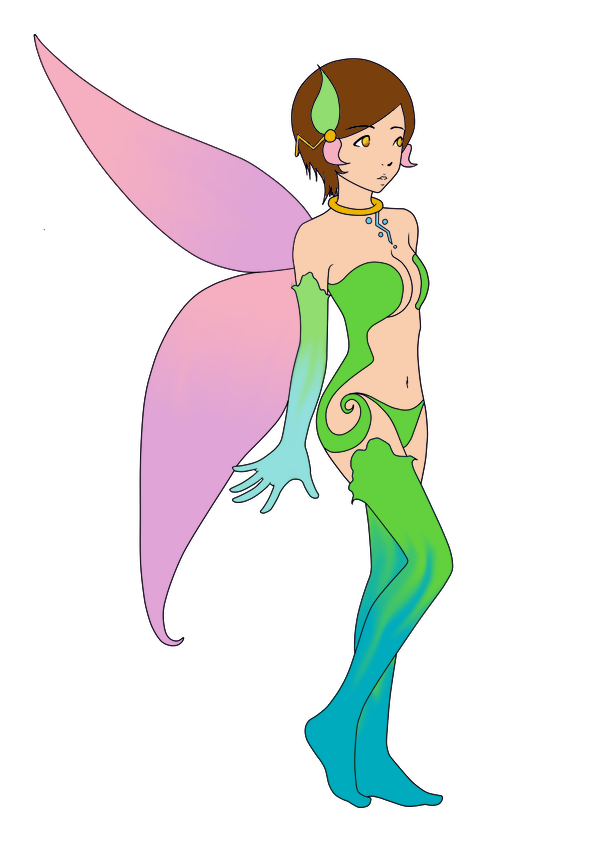 Fairy Girl Coloured