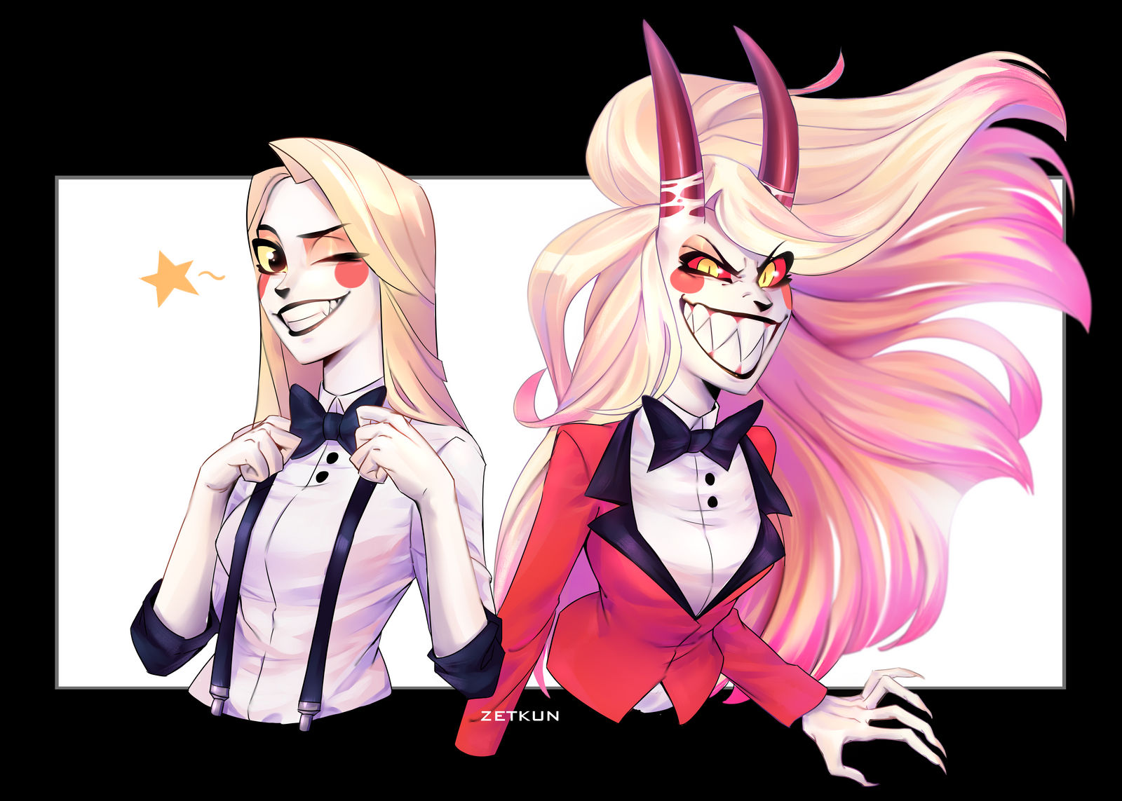 Hazbin Hotel Charlie Demon Form designedbyhr