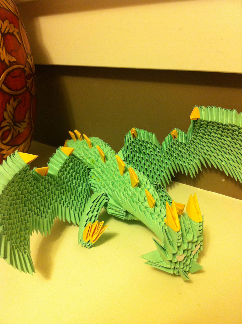 Драконы из бумаги быстро. Модульное оригами Динозаврик. Модульное оригами дракон. Китайское модульное оригами зелёный дракон. Дракон из модульного оригами.