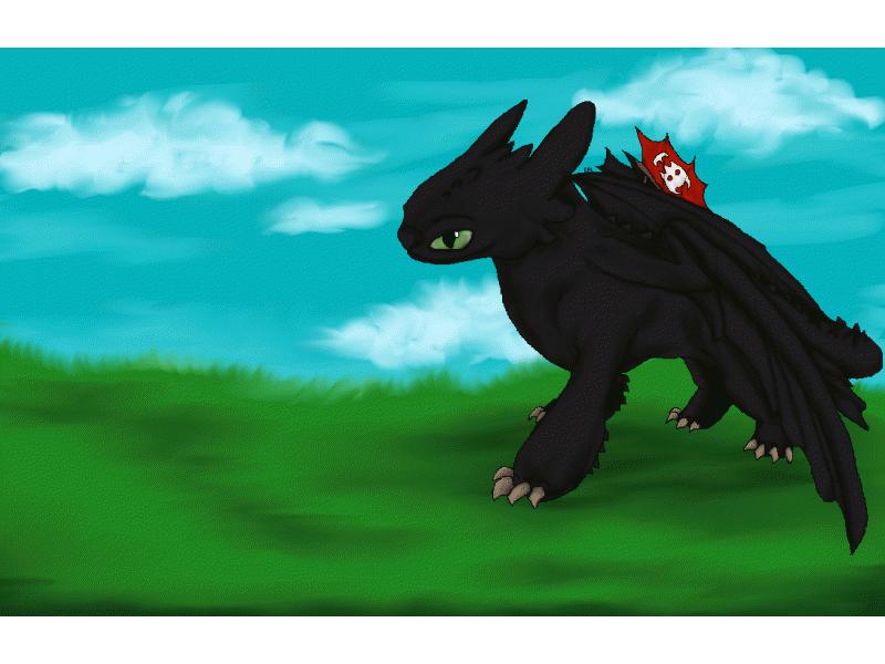 Toothless Going Invisible Toothless Animation - HTTYD2 by FireOmens on DeviantArt