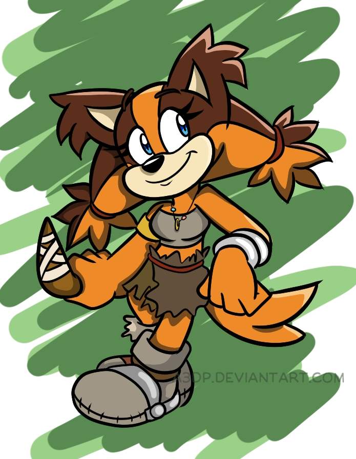 Sticks the Badger - Sonic 3 Style by akumath on DeviantArt