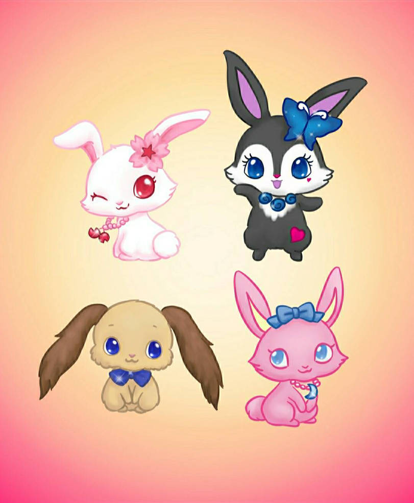 Jewelpet bunnies (request for Harmony-Bunny) by swiftpawcat on DeviantArt