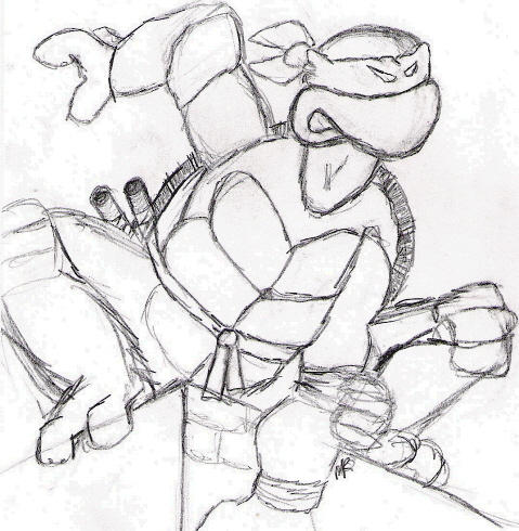 raph on rooftop by lunchymunchies13 on DeviantArt