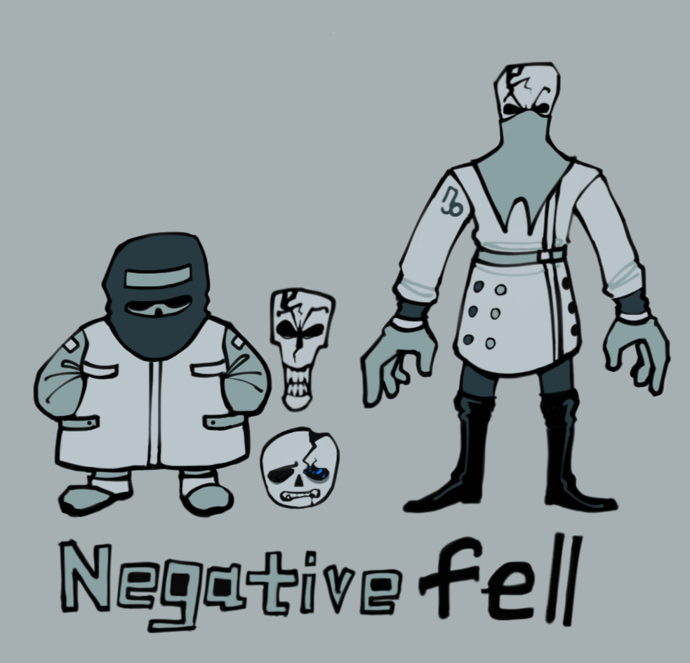 Negativetale Negativefell v2 (take) by 3Han217 on DeviantArt