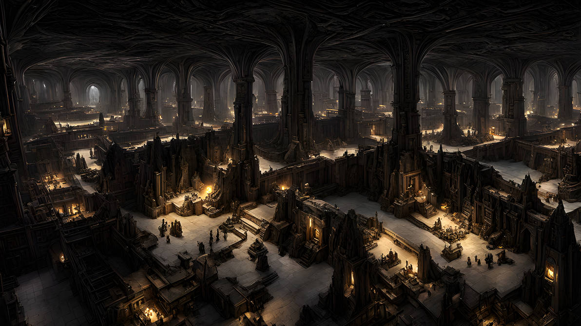 Dwarf Structures The vast Mountain Dwarf Halls 5 by Tirinium1 on DeviantArt