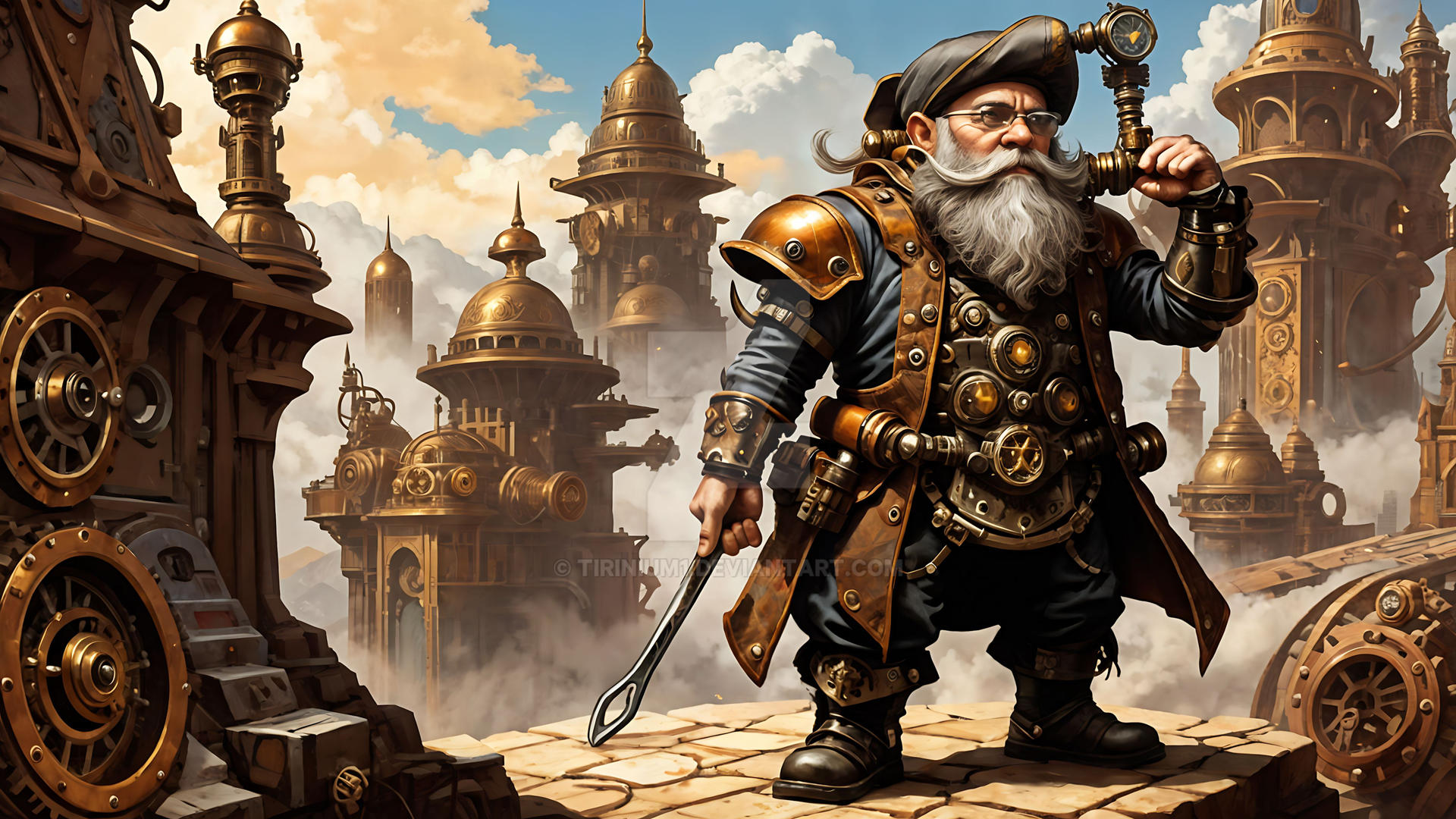 Steampunk Dwarf Tinkerer 2 by Tirinium1 on DeviantArt
