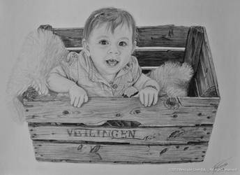 Child in a Crate