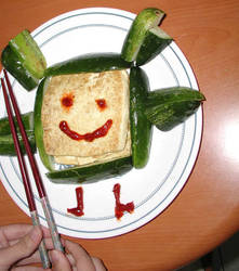 Smiling Tofu Cake