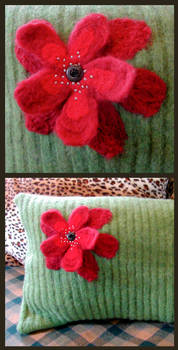 Cosy Flower Cushion