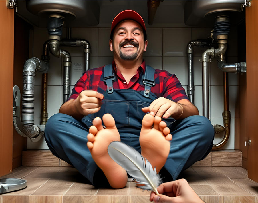 Contemplative Plumber Laughing Plumber # 2 by Roscoe-Hunter on DeviantArt
