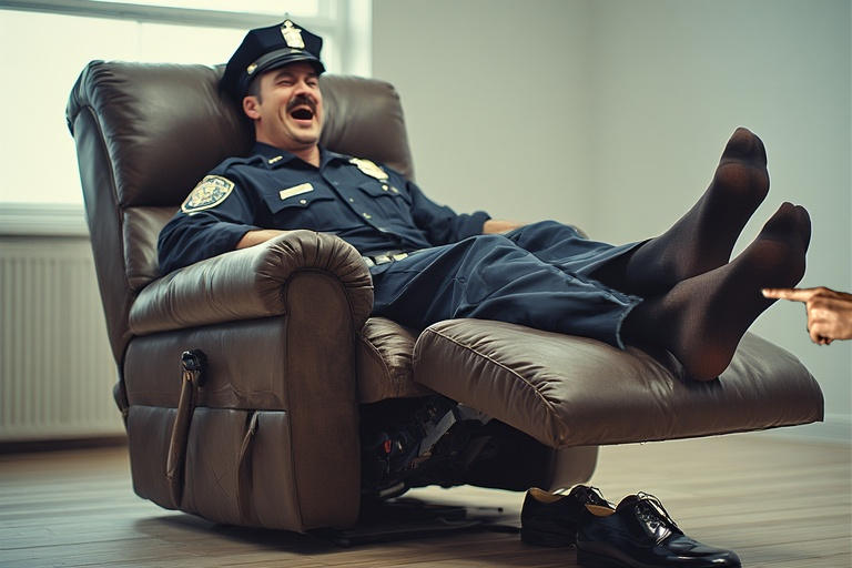 Sock Cop Inventor Cops with Socks # 7 by Roscoe-Hunter on DeviantArt