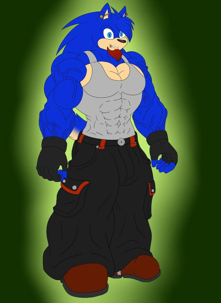 Buff Sonic by Gokulooanmale on DeviantArt