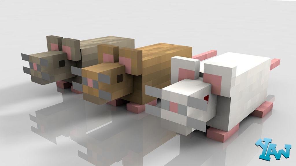 Minecraft Mouse Model by CraftDAnimation on DeviantArt