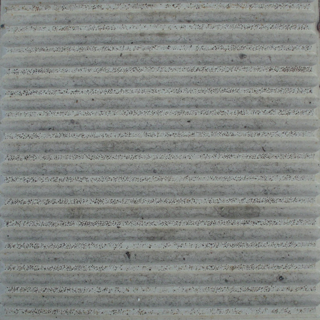 White Ribbed Stone Plate Stock