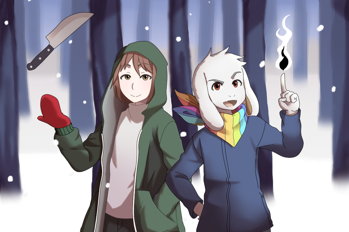 Storyshift Chara And Asriel 300w Special By Spitleon On Deviantart Storyshift Chara And Asriel 300w Special By Spitleon On Deviantart