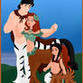 Zander and Ginny and Bethany - Centaur Family