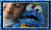 Cookie Monster funny Stamp