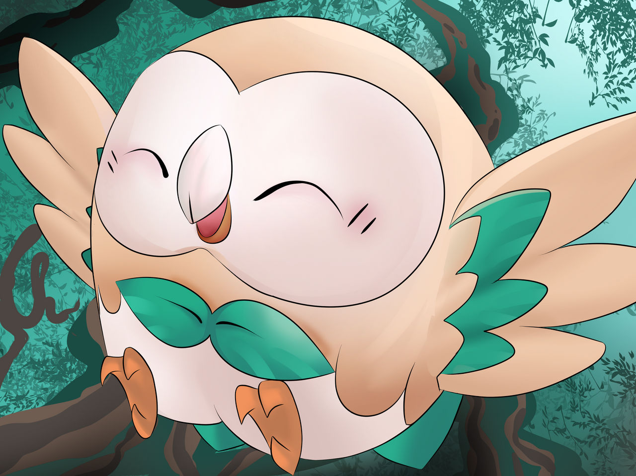 Rowlet By Chiranasdraws On Deviantart Rowlet By Chiranasdraws On Deviantart