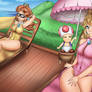 Daisy and Peach [Super Mario]