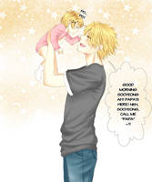 Yoosung and his baby