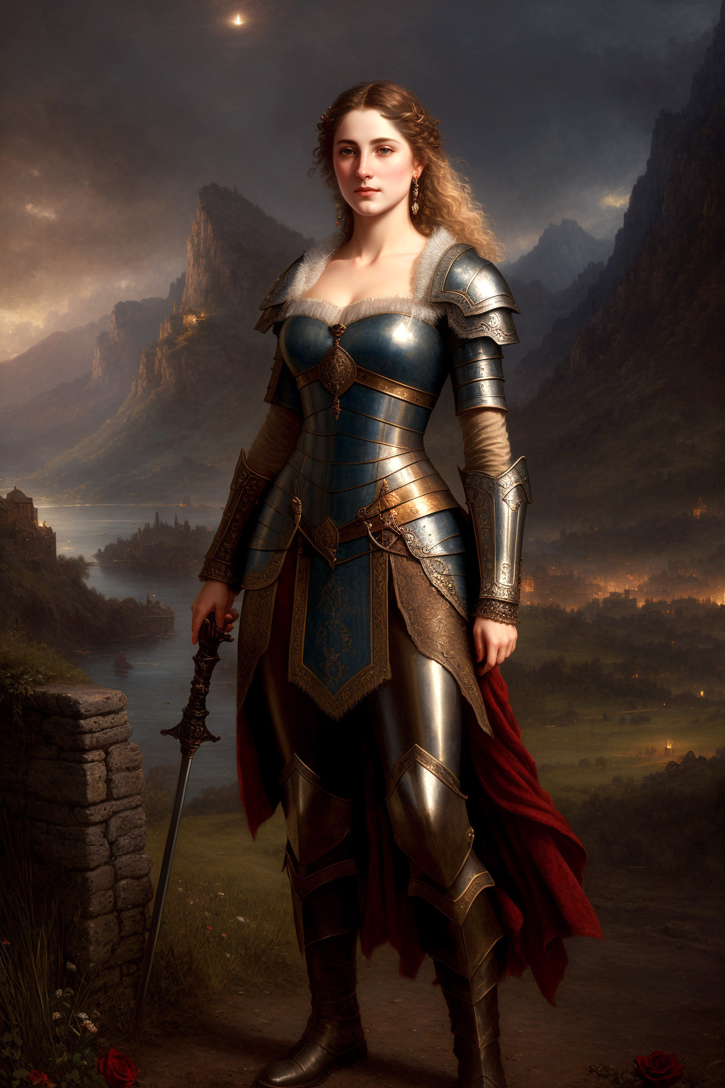 Female Knight #02 by Pathfinder40 on DeviantArt