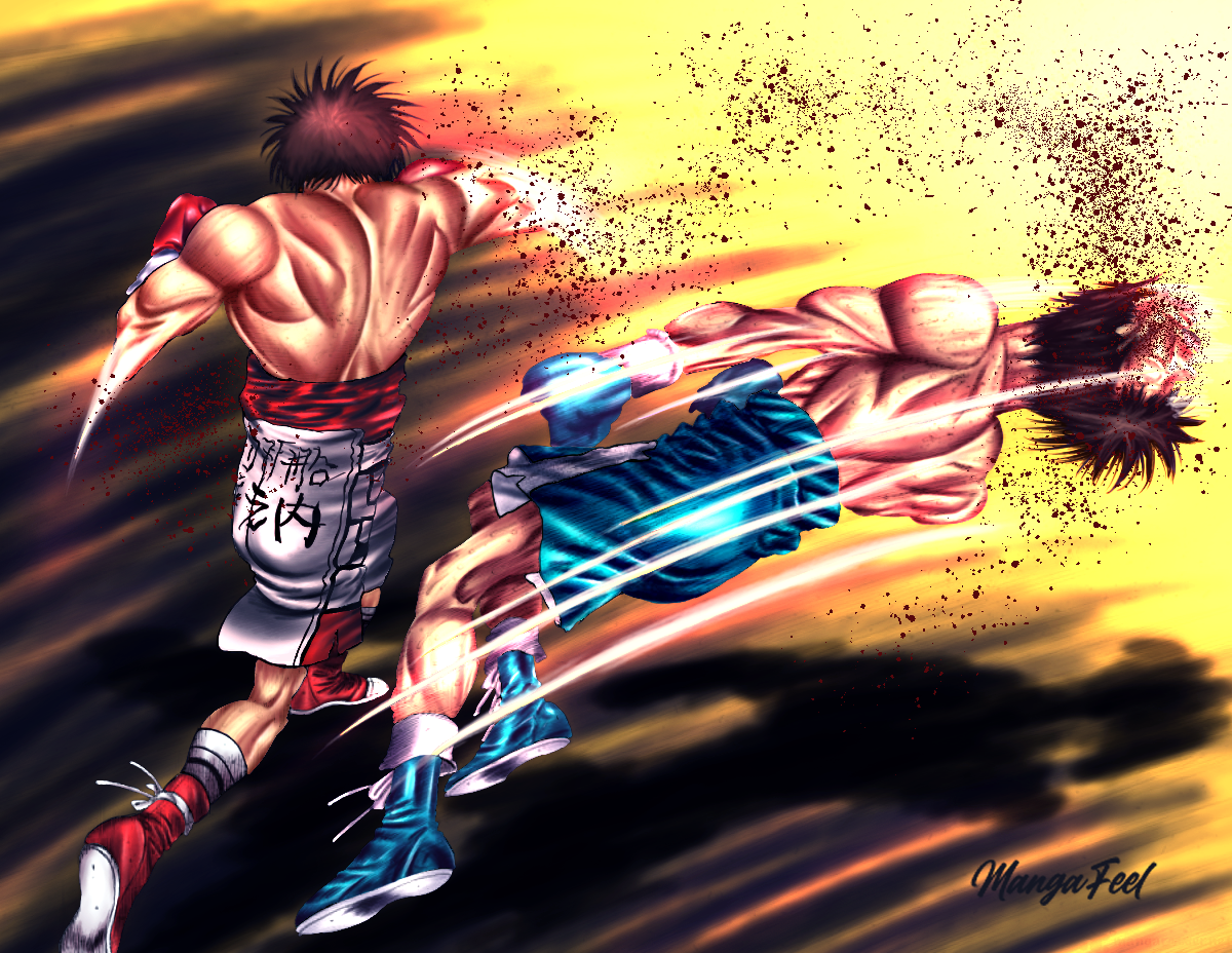 Hajime no Ippo dempsey rolls by gaared on DeviantArt