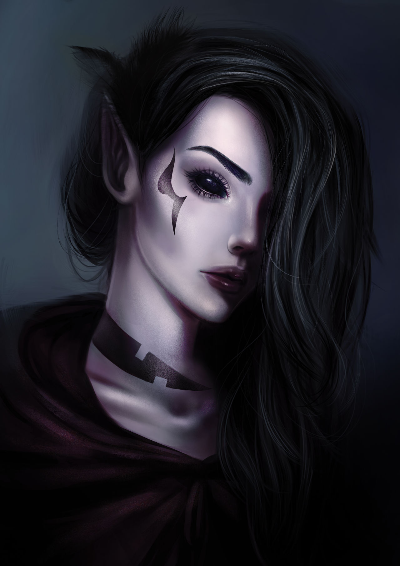 Shadar Kai by IllyKostova on DeviantArt