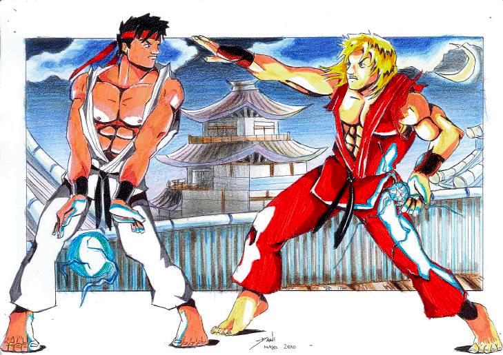 Street Fighter Ryu vs Ken