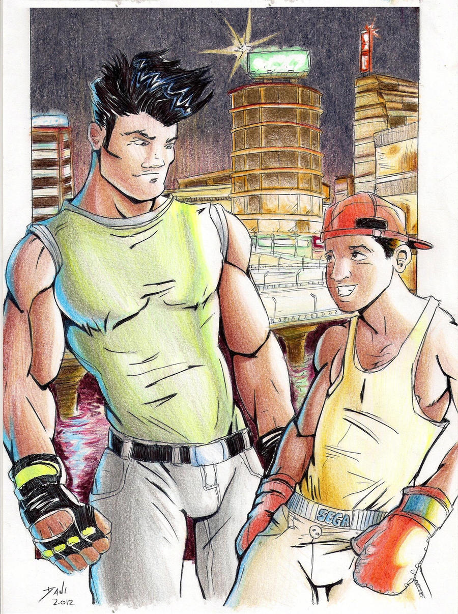 Adam and Skate. Streets of Rage tribute