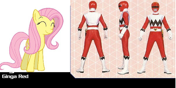 Gingared Ginga red fluttershy by Omnianimeman on DeviantArt