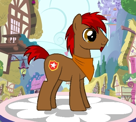 Red Blaze Flare Earth Pony Form