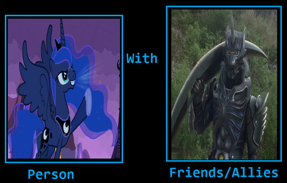 Princess Luna Friends With Zen-Aku