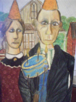 American Gothic Art Class Proj