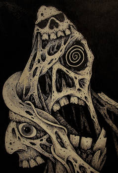 Skull Series II #17 -Triad of the Mad