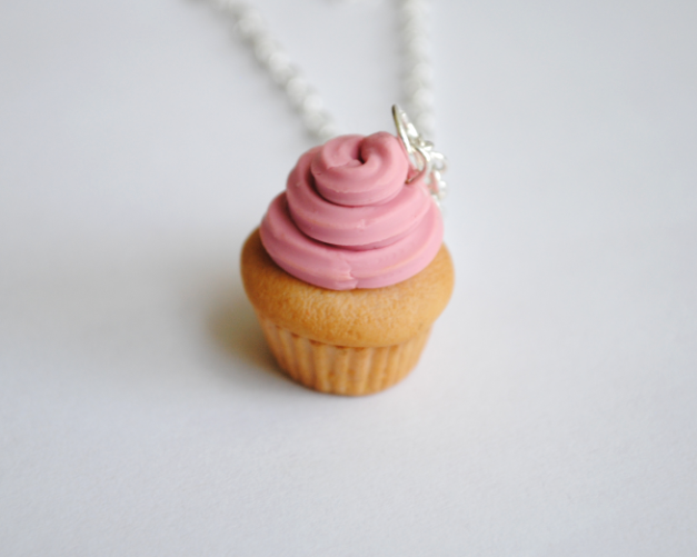 Pink Frosting Cupcake