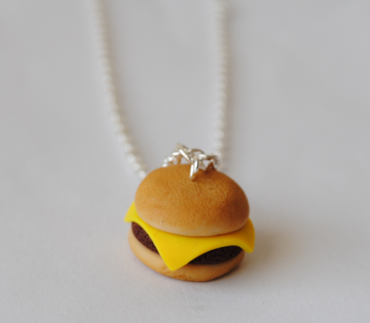 Cheeseburger Necklaces