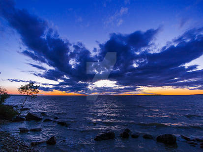 Sunset on Lake Winnipeg 4804