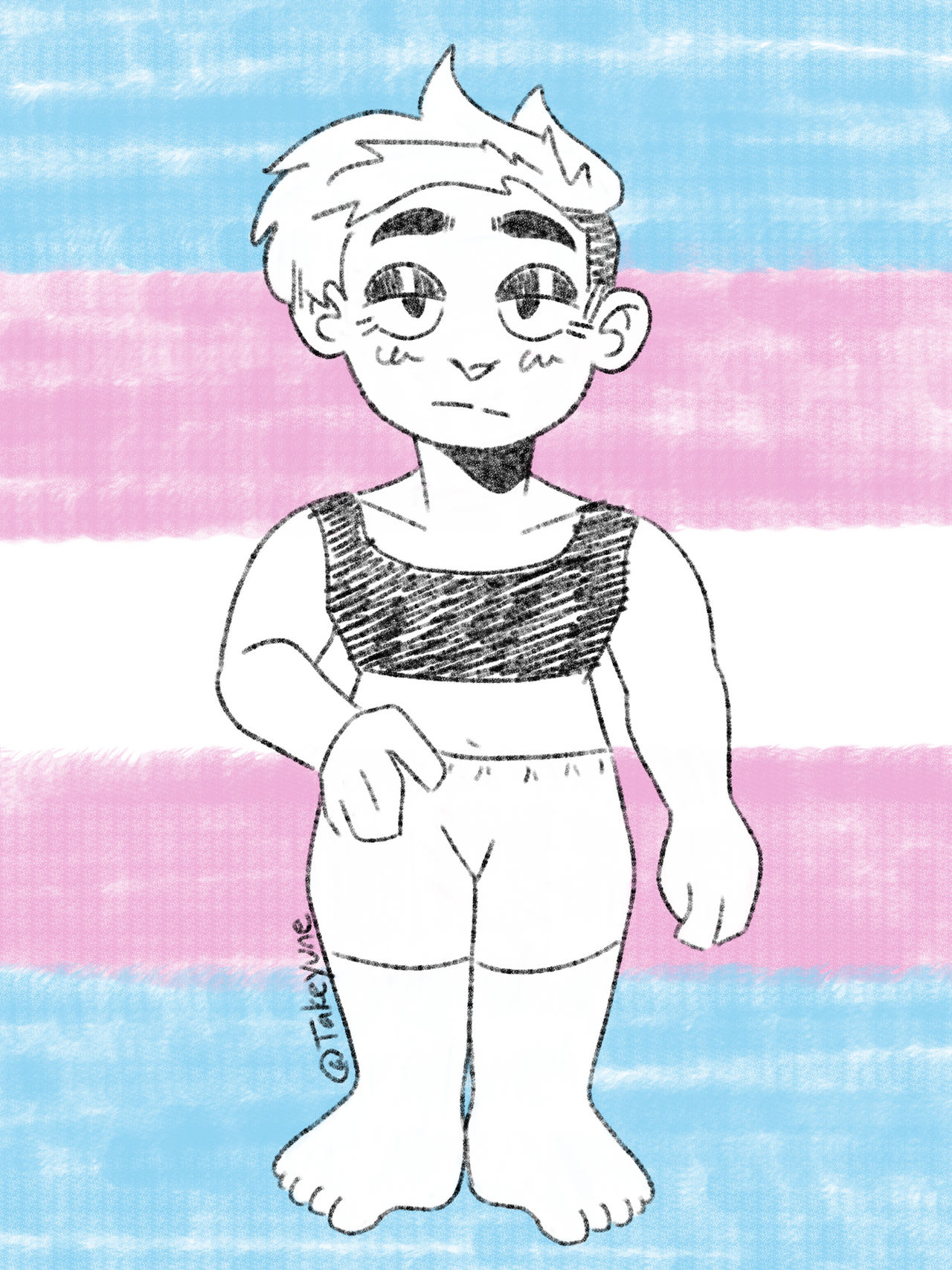 Ftm Twitter trans pride (ftm) by TakeYune on DeviantArt