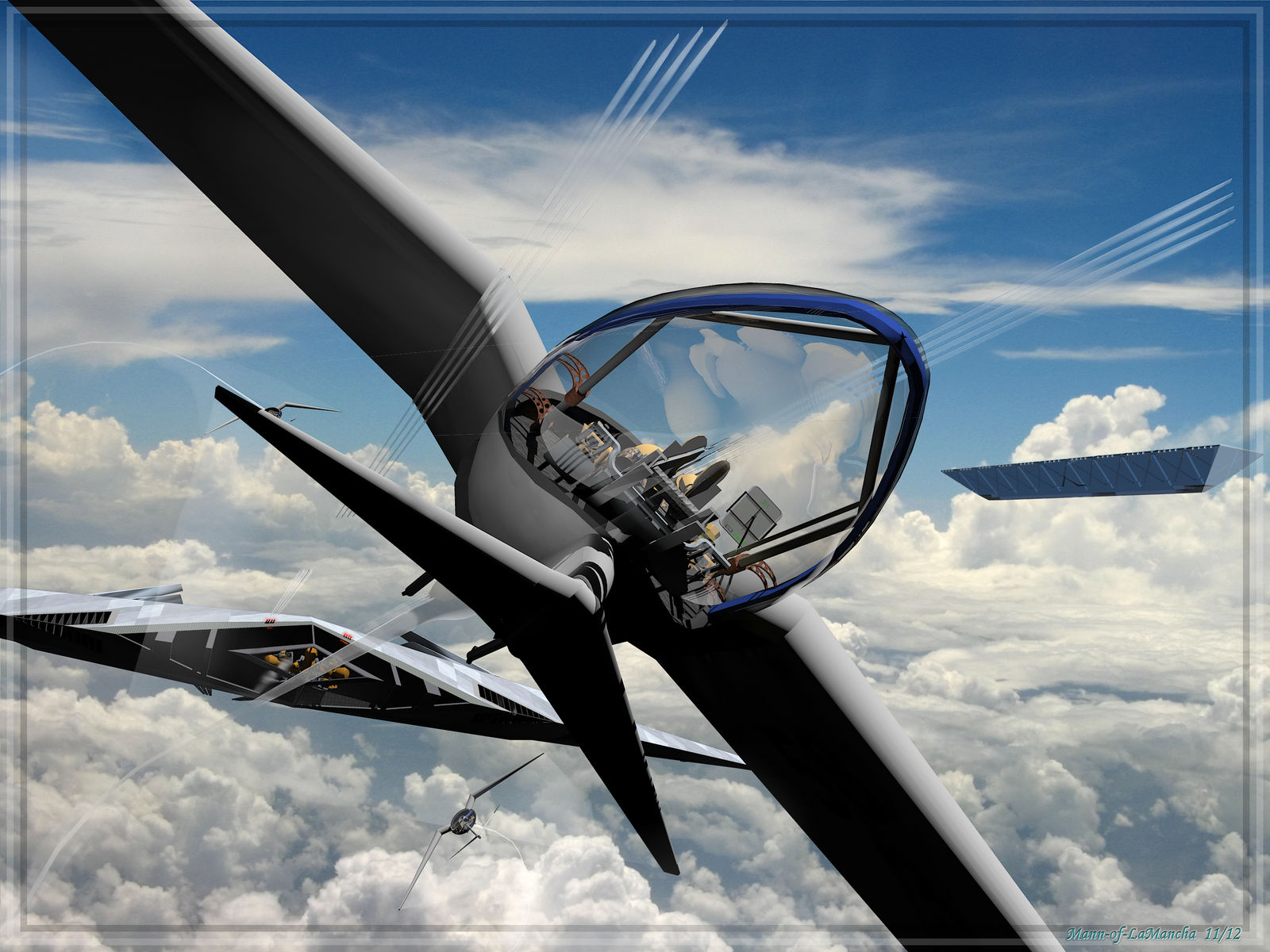 Hawk vs Sparrows revisited - Dramatic View