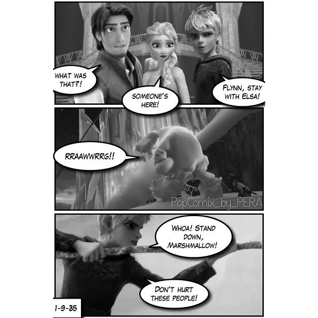 Friends comic 11 Hans invades Elsa's castle