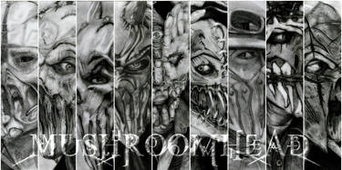 Mushroomhead - All 9 members (collage)