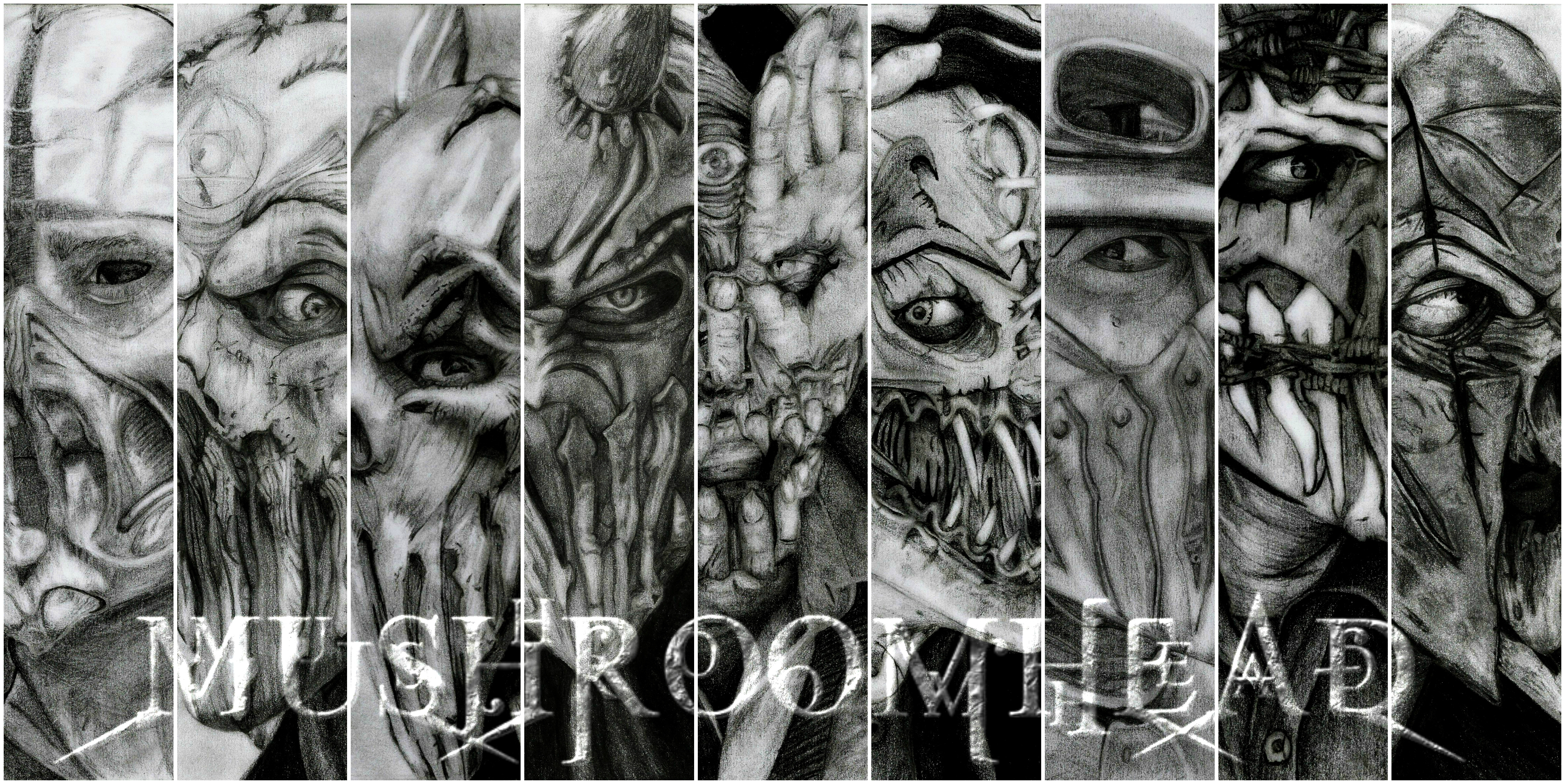 Mushroomhead - All 9 members (collage)