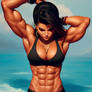 Priyanka chopra  Bodybuilder look