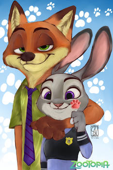 Nick Wilde And Judy Hopps