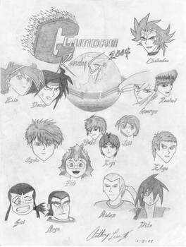 G Gundam Role Play Poster